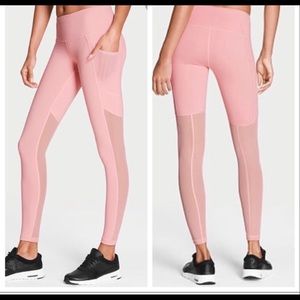Victoria’s Secret Knockout Mesh Leggings, Large